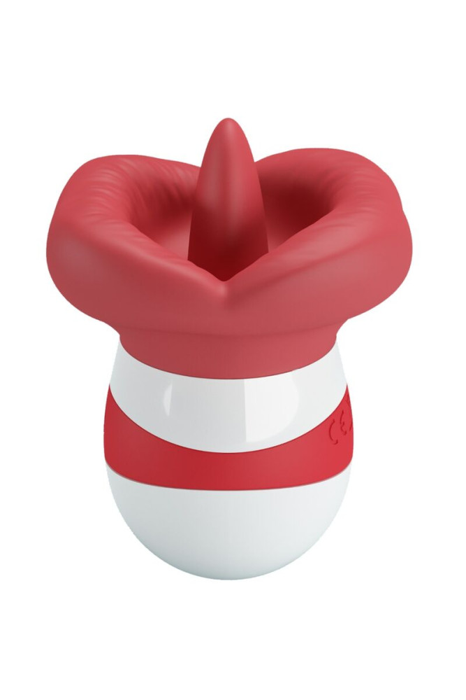 PRETTY LOVE - MINA STIMOLATORE DELLA LINGUA ROSSO CHIARO