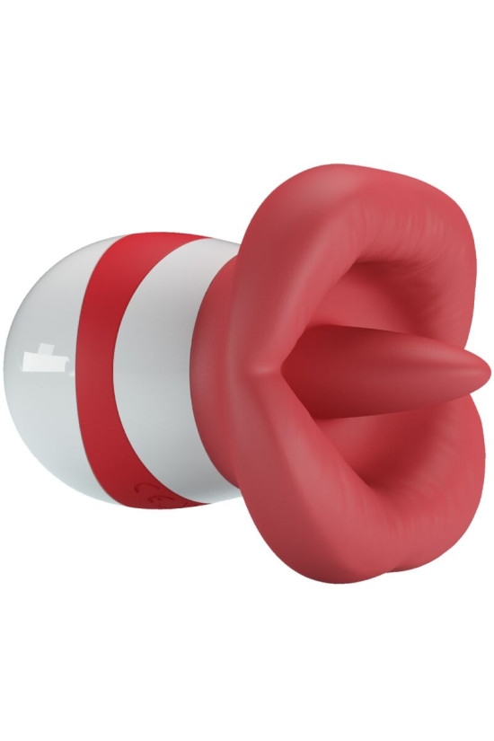 PRETTY LOVE - MINA STIMOLATORE DELLA LINGUA ROSSO CHIARO