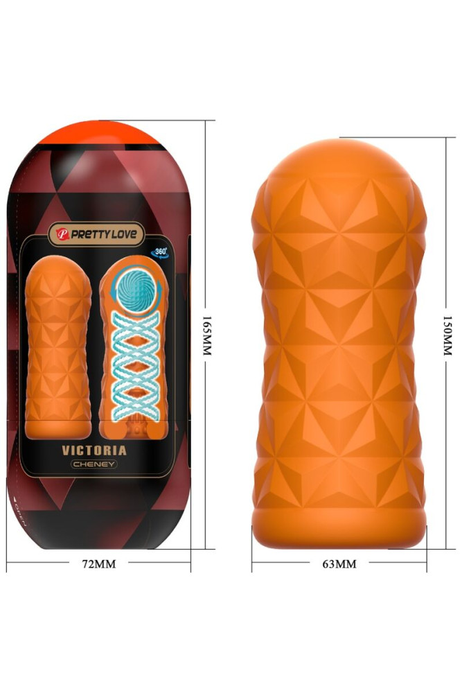 PRETTY LOVE - MASTURBATORE VICTORIA CHENEY ARANCIONE