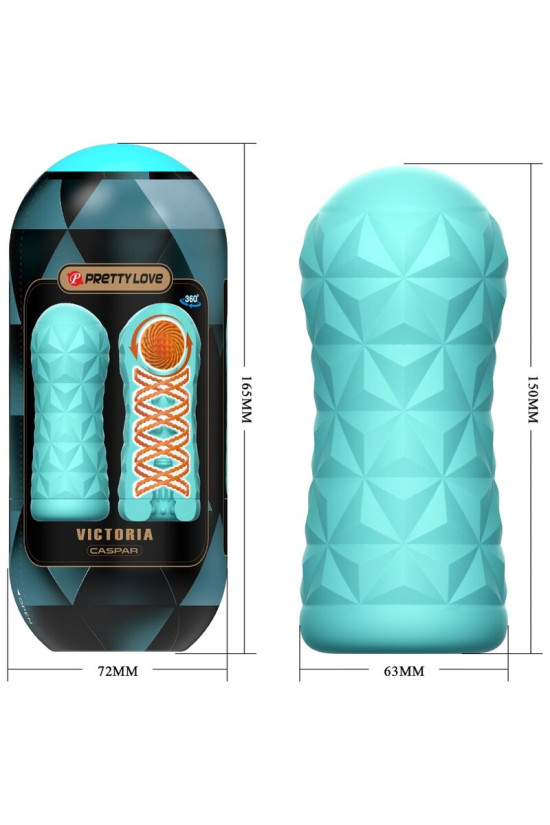 PRETTY LOVE - MASTURBATORE VICTORIA CASPAR VERDE ACQUA