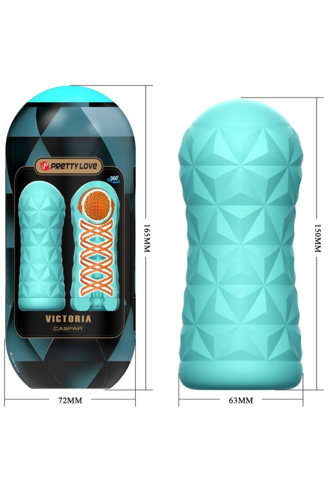 PRETTY LOVE - MASTURBATORE VICTORIA CASPAR VERDE ACQUA