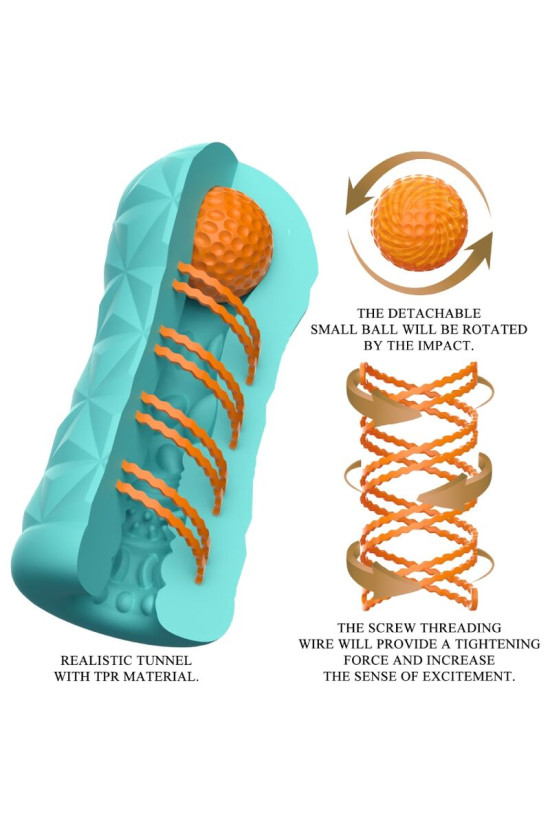 PRETTY LOVE - MASTURBATORE VICTORIA CASPAR VERDE ACQUA