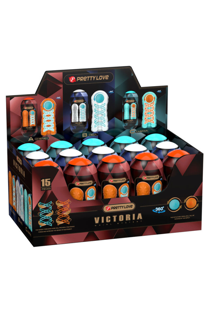 PRETTY LOVE - MASTURBATORE VICTORIA 15 PEZZI