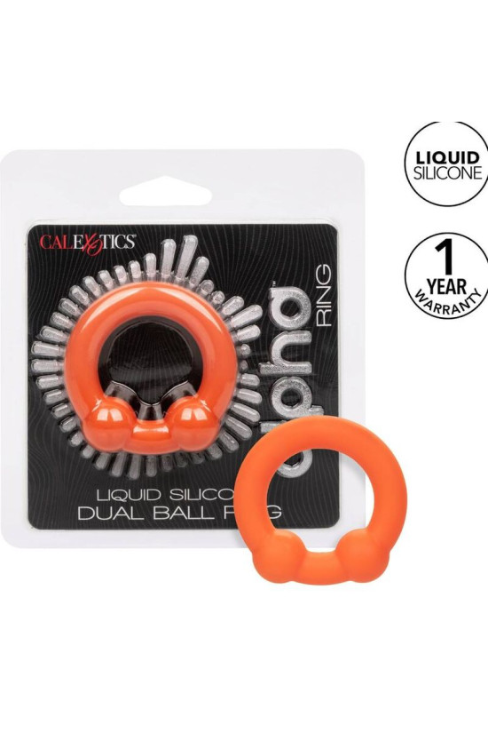 CALEXOTICS - ALPHA ANELLO DUAL BALL ARANCIONE