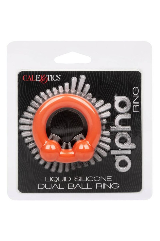 CALEXOTICS - ALPHA ANELLO DUAL BALL ARANCIONE
