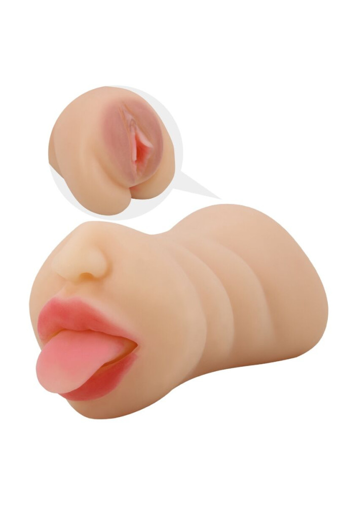 CRAZY BULL - MASTUBADOR A FORMA DI SARAH VAGINA DOPPIA ENTRATA