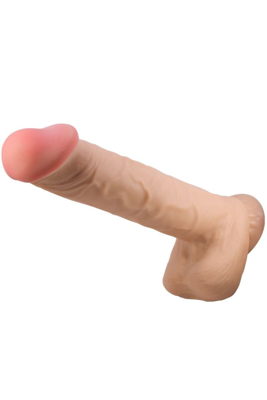 PRETTY LOVE - DILDO REALISTICO SLIDING SKIN SERIES CON VENTOSA SCORREVOLE DELLA PELLE FLESH 26 CM