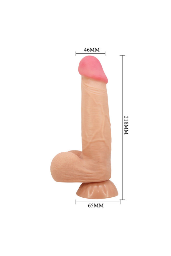 PRETTY LOVE - DILDO REALISTICO SLIDING SKIN SERIES CON VENTOSA SCORREVOLE DELLA PELLE 21