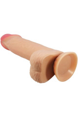 PRETTY LOVE - DILDO REALISTICO SLIDING SKIN SERIES CON VENTOSA SCORREVOLE DELLA PELLE 20