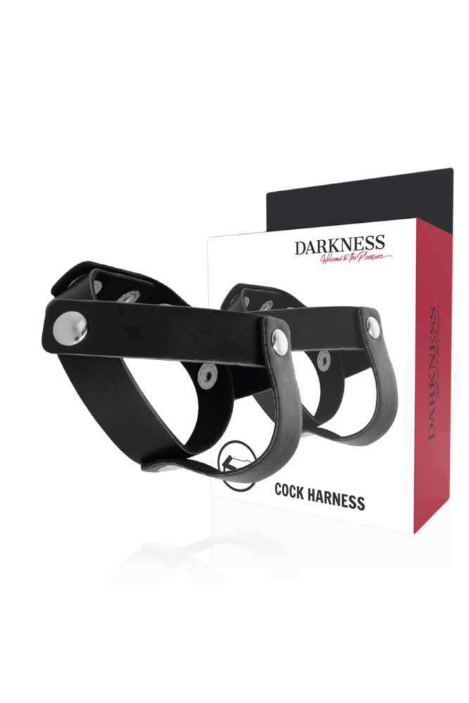 DARKNESS - ANELLO IN PELLE PER PENE E TESTICOLI