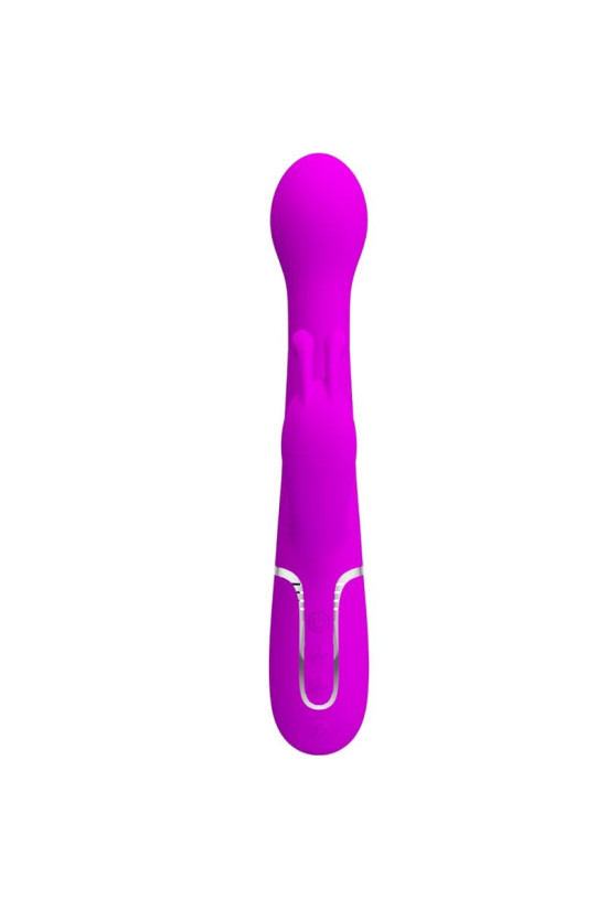 PRETTY LOVE - VIBRATORE DEJON RABBIT 3 IN 1 VIOLA MULTIFUNZIONE