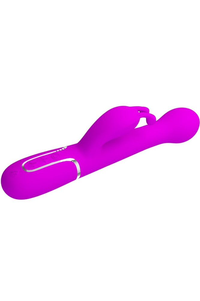 PRETTY LOVE - VIBRATORE DEJON RABBIT 3 IN 1 VIOLA MULTIFUNZIONE