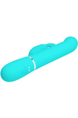 PRETTY LOVE - PERLE VIBRATORE COALE RABBIT VERDE ACQUA