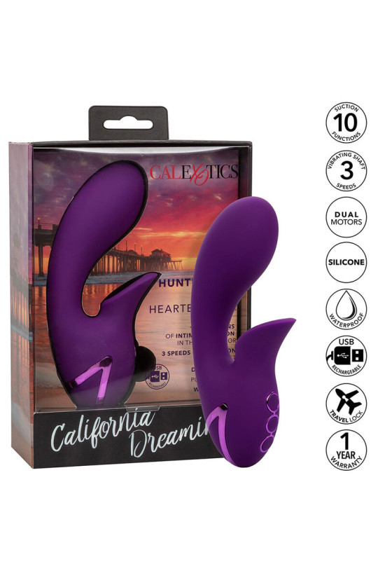 CALEXOTICS - HUNTINGTON BEACH HEARTBREAKER STIMOLATORE E ASPIRATORE VIOLA DI CALIFORNIA DREAMING