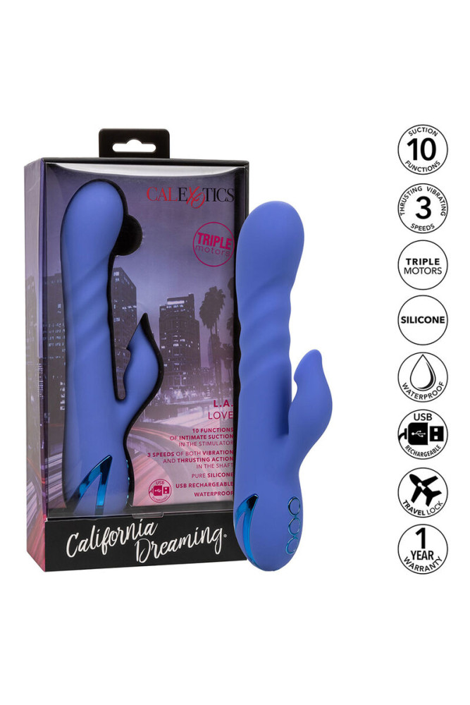 CALEXOTICS - VIBRATORE E ASPIRAZIONE LA LOVE BLU DI CALIFORNIA DREAMING