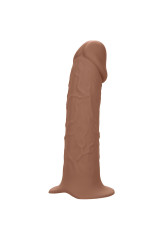 CALEXOTICS - ESTENSIONE REALE PERFORMANCE MAXX CON IMBRACATURA IN PELLE MARRONE