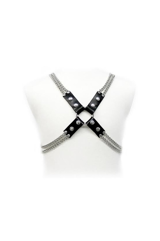 LEATHER BODY - IMBRACATURA A CATENA