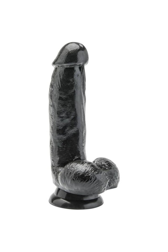 GET REAL - DILDO 12 CM CON SFERE NERO