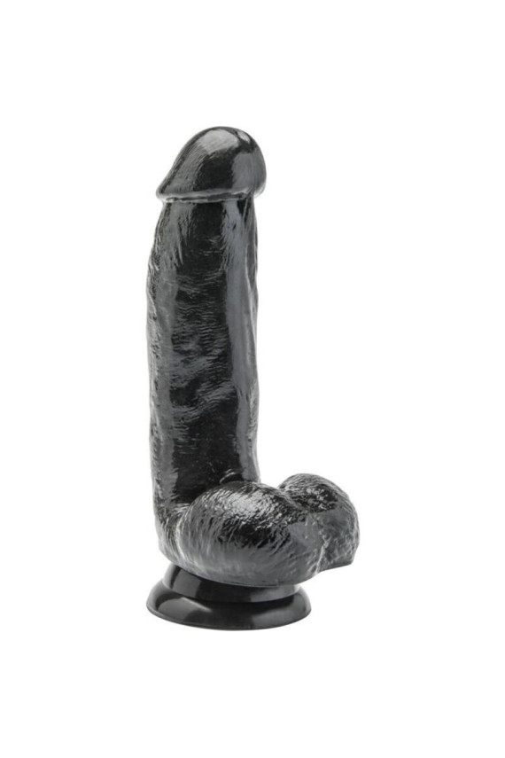 GET REAL - DILDO 12 CM CON SFERE NERO