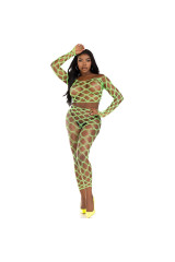 LEG AVENUE - TOP E LEGGINS HARDCORE VERDE