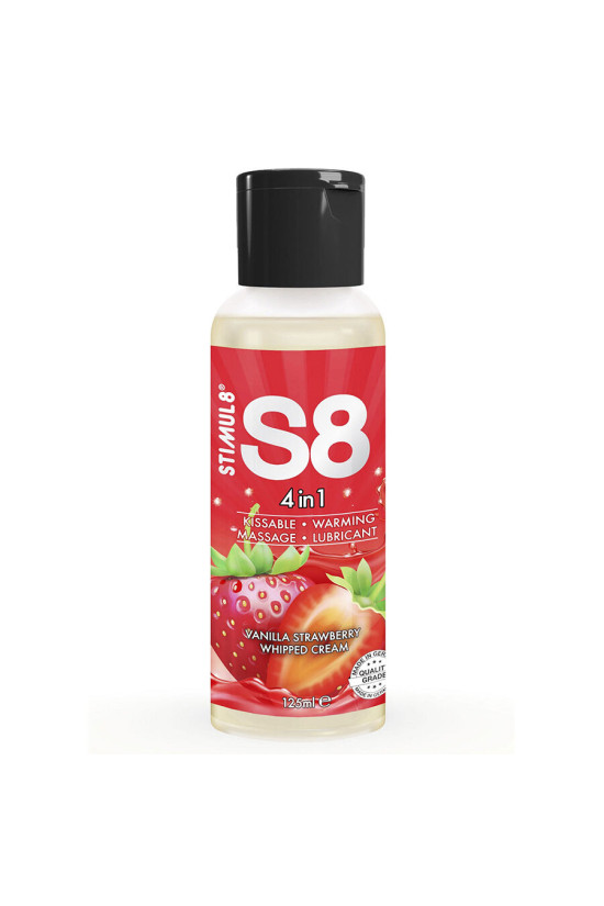 STIMUL8 - S8 LUBRIFICANTE 4 IN 1 AL DESSERT ALLA FRAGOLA 125 ML