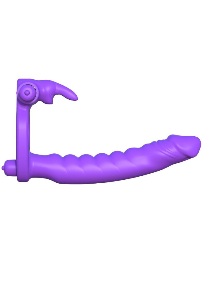 FANTASY C-RINGZ - SILICONE DOPPIO VIBRATORE CONIGLIO