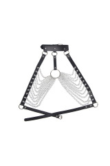 SUBBLIME - PETTORINA CON CATENE AD ANELLI GRANDI TAGLIA UNICA