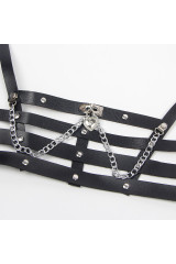 SUBBLIME - IMBRACATURA A CORSETTO CON CATENA DETTAGLIO TAGLIA UNICA