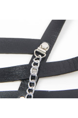 SUBBLIME - IMBRACATURA A CORSETTO CON CATENA DETTAGLIO TAGLIA UNICA