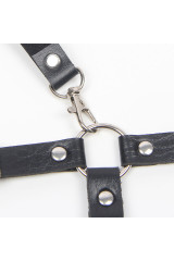 SUBBLIME - PETTORINA CON CINGHIE E CATENA DETTAGLI TAGLIA UNICA