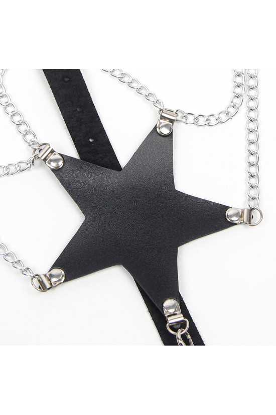 SUBBLIME - IMBRACATURA COMPLETA CON CATENA A STELLA ??DETTAGLIO TAGLIA UNICA