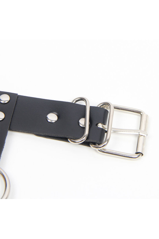 SUBBLIME - IMBRAGATURA REGGISENO E COLLANA CON CATENE TAGLIA UNICA