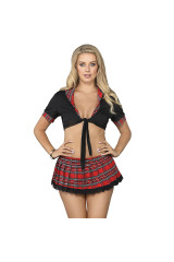 SUBBLIME - COSTUME SEXY SCUOLA CON TOP S/M
