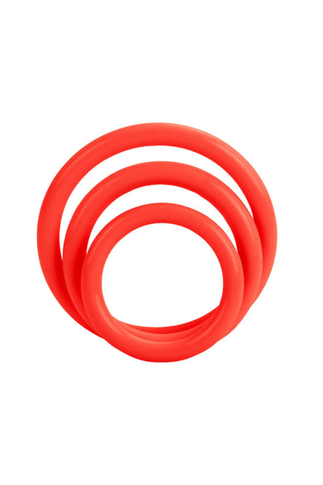 CALEXOTICS - SET TRI-ANELLI ROSSO