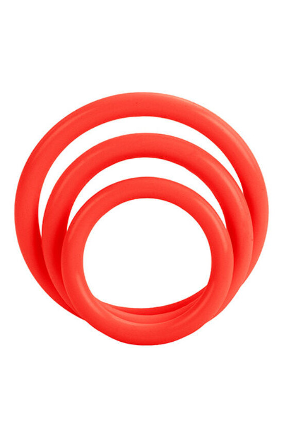 CALEXOTICS - SET TRI-ANELLI ROSSO