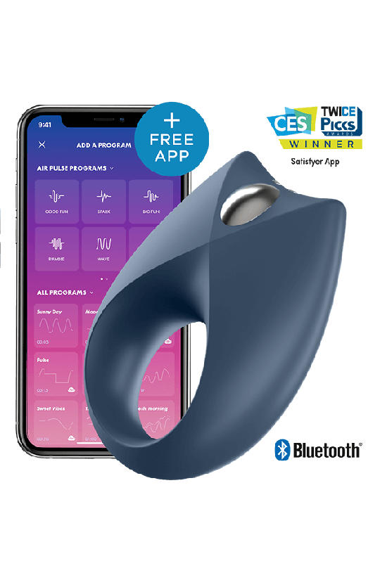 SATISFYER - POTENTE VIBRATORE ROYAL ONE RING APP