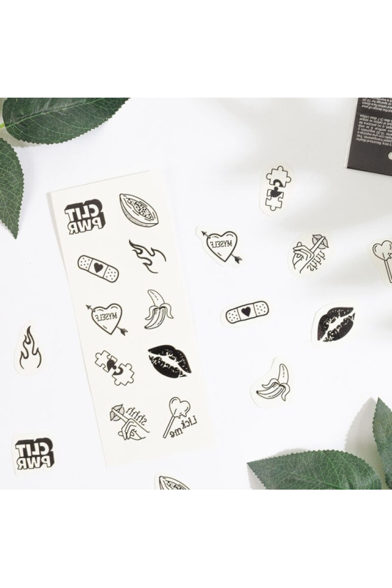 SECRET PLAY - SET DI 10 TATUAGGI TEMPORANEI DELLA COLLEZIONE CANDY