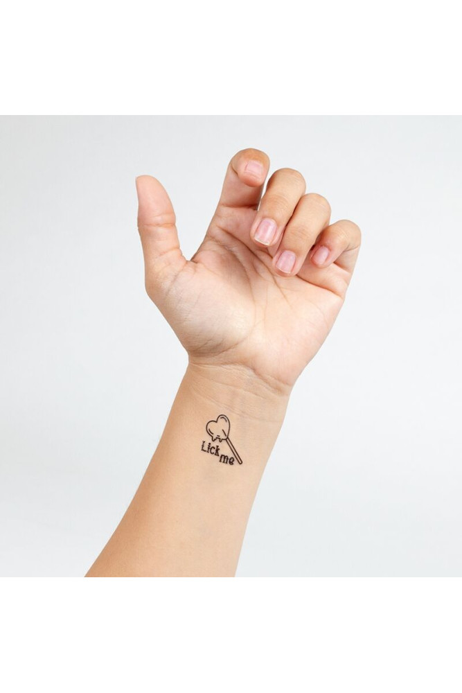 SECRET PLAY - SET DI 10 TATUAGGI TEMPORANEI DELLA COLLEZIONE CANDY