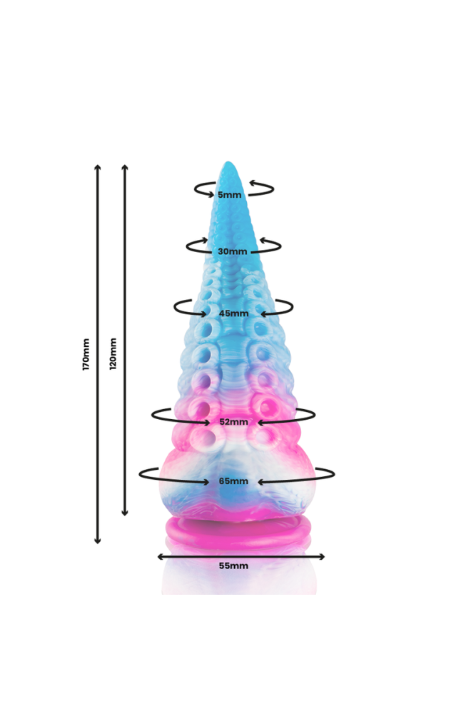 EPIC - DILDO CON TENTACOLI BLU PHORCYS TAGLIA PICCOLA