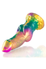 EPIC - DILDO IRIS CON TESTICOLI ARCOBALENO DI PIACERE