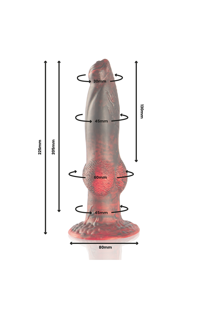 EPIC - PROMETHEUS DILDO TITAN IN FIAMME TELECOMANDO RICARICABILE