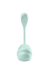 SATISFYER - STIMOLATORE PUNTO G PETALE LISCIO VERDE ACQUA APP GRATUITA