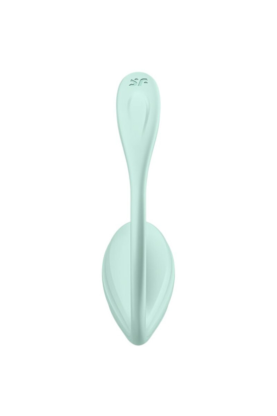 SATISFYER - STIMOLATORE PUNTO G PETALE LISCIO VERDE ACQUA APP GRATUITA