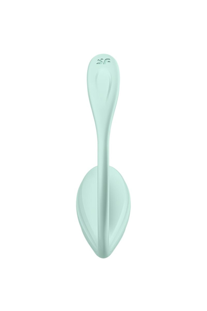SATISFYER - STIMOLATORE PUNTO G PETALE LISCIO VERDE ACQUA APP GRATUITA