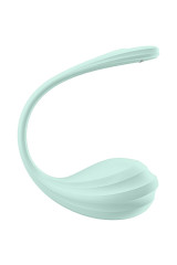 SATISFYER - STIMOLATORE PUNTO G PETALE LISCIO VERDE ACQUA APP GRATUITA