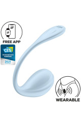 SATISFYER - STIMOLATORE PUNTO G PETALE LISCIO SKY BLUE APP GRATUITA