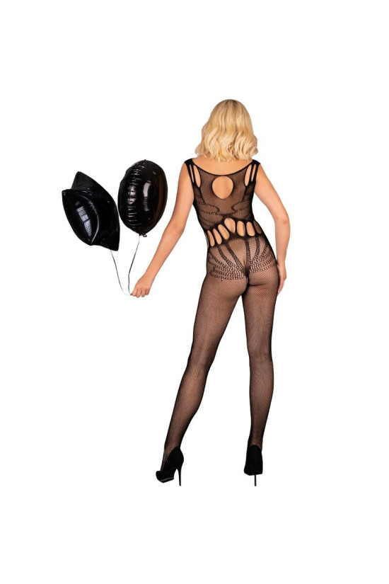 LIVCO CORSETTI FASHION - AMAHIL BODYSTOCKING CROTCHLESS NERO TAGLIA UNICA