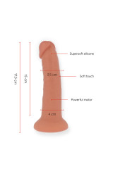 ONINDER - DILDO VIBRATORE PICCOLO BOGOTÁ 9 VELOCITÀ NATURALE 17.5 CM -O- 4 CM - APP GRATUITA