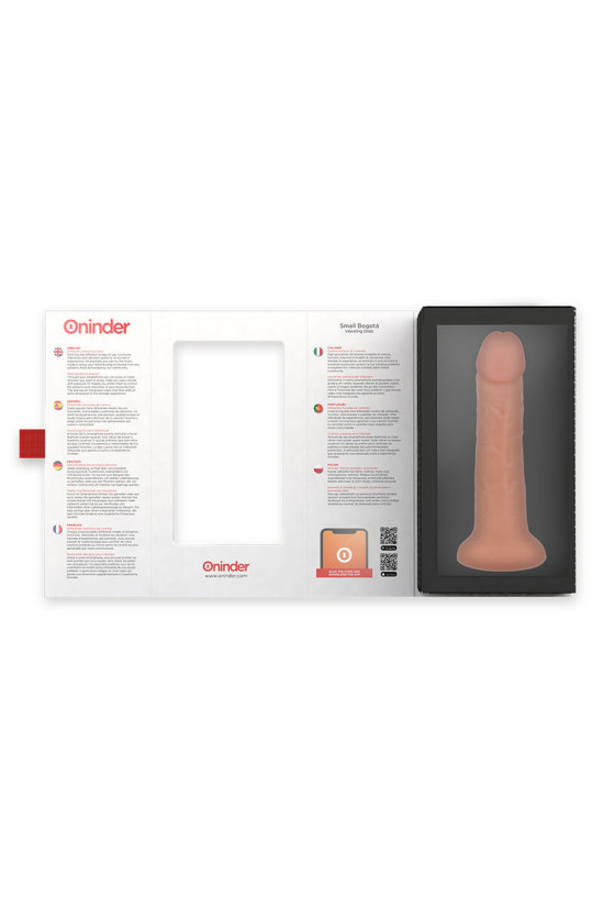 ONINDER - DILDO VIBRATORE PICCOLO BOGOTÁ 9 VELOCITÀ NATURALE 17.5 CM -O- 4 CM - APP GRATUITA
