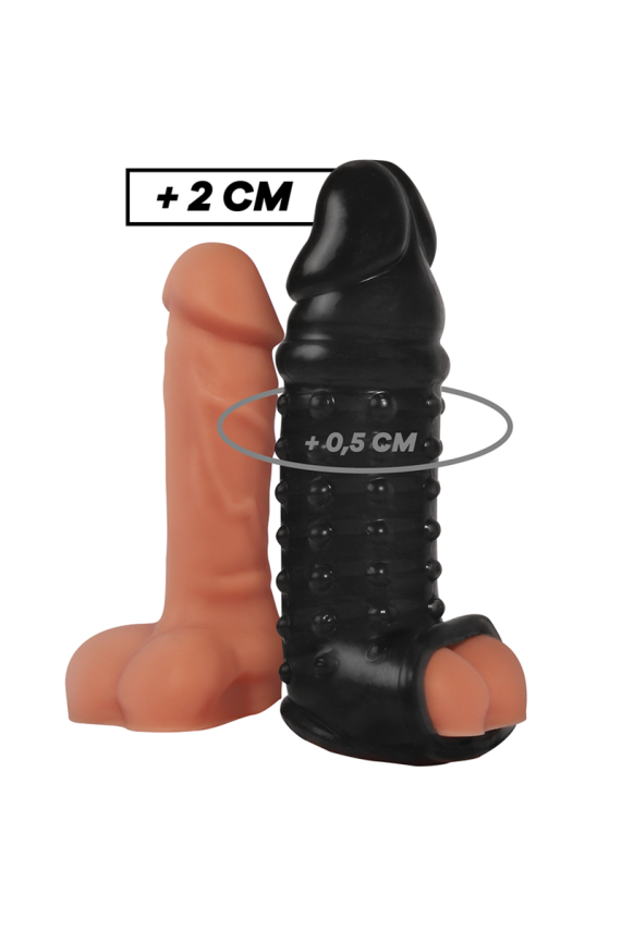 VIRILXL - ESTENSIONE E GUAINA PER PENE V11 NERO